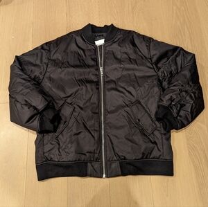 Men's Black Bomber Jacket